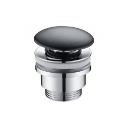 VALVULA CLICK CLACK 11/4 ACERO - NEGRO