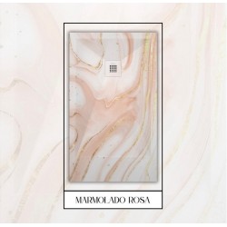 SHOWER TRAY 70x80cm STONE PLUS 3D MARMOLADO ROSA