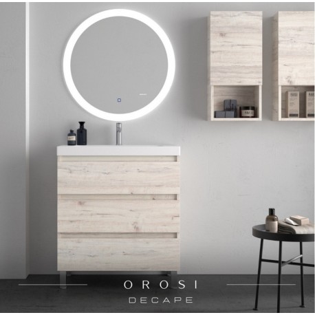 MUEBLE DE BAÑO COMPLETO OROSI 80cm COLOR DECAPE