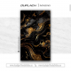 PLATO DE DUCHA 90x100cm 3D STONE PLUS MARMOLADO NEGRO