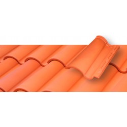 TEJA CURVA ROJA 50CM
