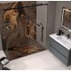 PLATO DE DUCHA 70x100cm 3D STONE PLUS EBANO