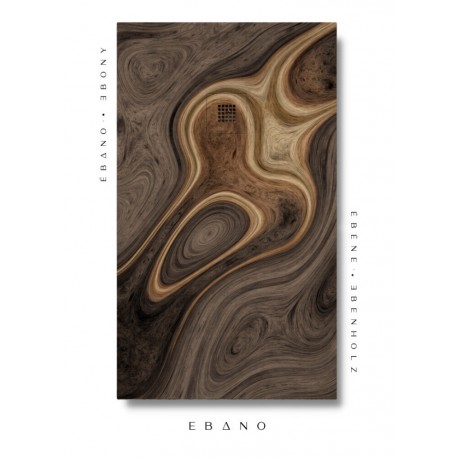 PLATO DE DUCHA 90x110cm 3D STONE PLUS EBANO