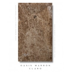 SHOWER TRAY 90x120cm STONE PLUS 3D OASIS MARRÓN