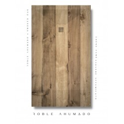 SHOWER TRAY 90x120cm STONE PLUS 3D ROBLE AHUMADO