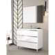 MUEBLE DE BAÑO VESUBIO 60cm.BLANCO BRILLO COMPLETO