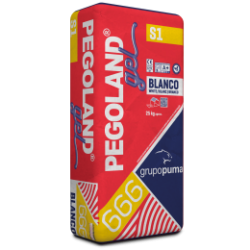 CEMENTO COLA PEGOLAND GEL S1 BLANCO 25KG