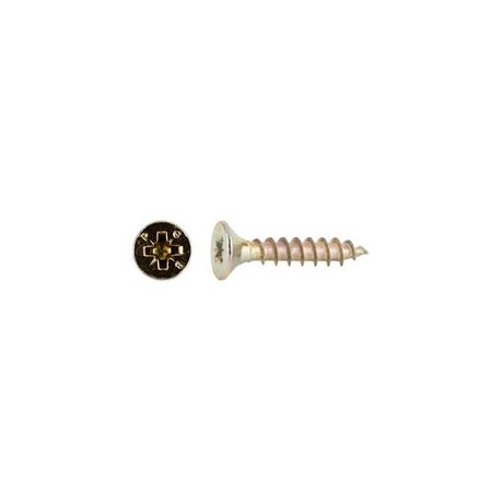 TORNILLOS TIRAFONDO PARA MADERA BICROMATADOS 3X20MM. 1000UDS