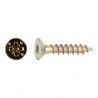 3,5x20mm Bichromated Wood Lag Screws. 1000 pcs