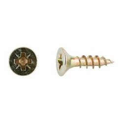 TORNILLOS TIRAFONDO PARA MADERA BICROMATADOS 4X16MM. 500UDS