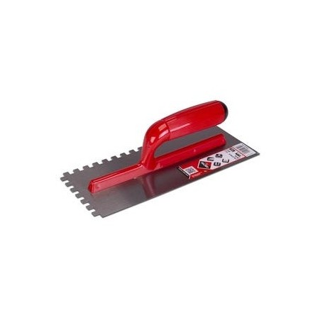 280MM 8X8MM OPEN HANDLE RUBY PLASTIC COMB