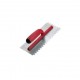 280MM 8X8MM OPEN HANDLE RUBY PLASTIC COMB