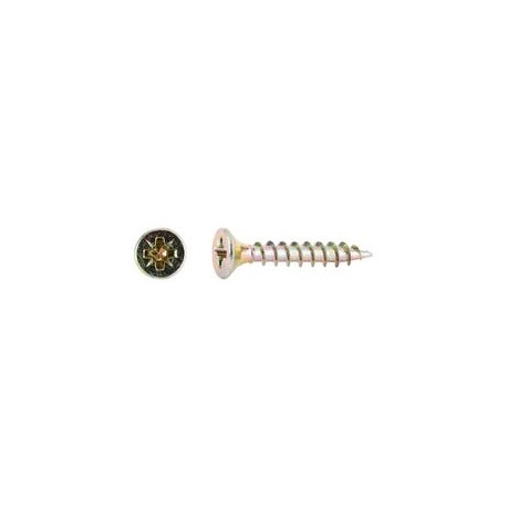 TORNILLOS TIRAFONDO PARA MADERA BICROMATADOS 5X30MM. 200UDS