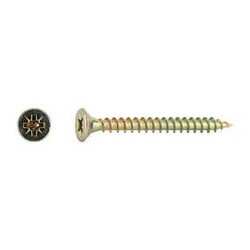TORNILLOS TIRAFONDO PARA MADERA BICROMATADOS 5X50MM. 200UDS