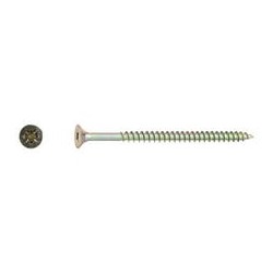 TORNILLOS TIRAFONDO PARA MADERA BICROMATADOS 5X80MM. 100UDS