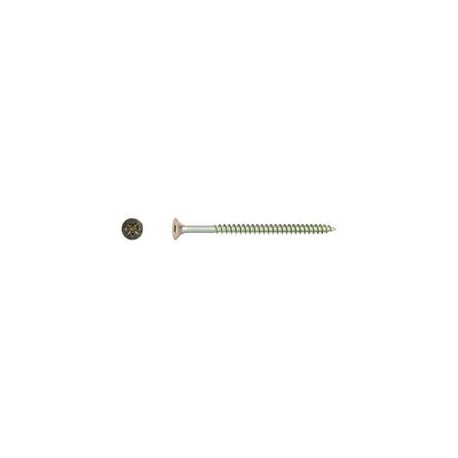 TORNILLOS TIRAFONDO PARA MADERA BICROMATADOS 5X80MM. 100UDS