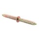 DOUBLE THREADED WOODEN STUD 5 X 60 MM. 10 PCS.