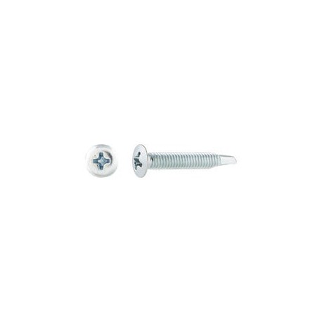 TORNILLOS ROSCA CHAPA PARA METAL CINCADOS 4X25MM. 500UDS