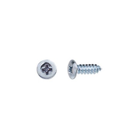 ZINC PLATED METAL SHEET THREAD SCREWS 4,2X13MM. 500UDS