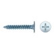 ZINC PLATED METAL SHEET THREAD SCREWS 4,2X32MM. 250UDS