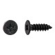 ZINC PLATED METAL SHEET THREAD SCREWS 4,2X13MM. 500UDS