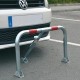 ZINC PLATED STEEL FOLDING PARKING BARRIER S21