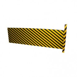 PROTECTOR DE ESPUMA IGNIFUGO PARA VEHICULOS EN GARAJES NEGRO Y AMARILLO