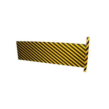 PROTECTOR DE ESPUMA IGNIFUGO PARA VEHICULOS EN GARAJES NEGRO Y AMARILLO