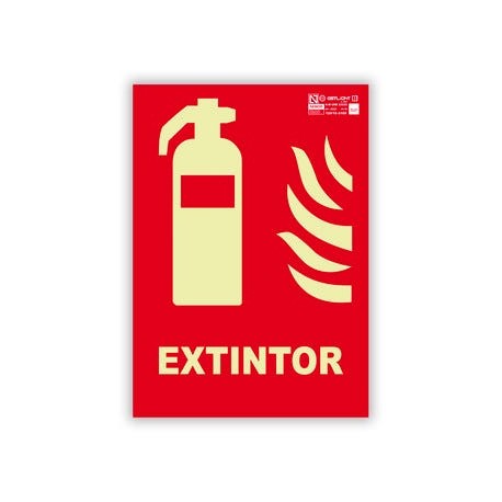SEÑAL FOTOLUMINISCENTE EXTINTOR 1UD
