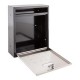 VERTICAL COMMUNITY MAILBOX MIRA BLACK INOX ARREGUI