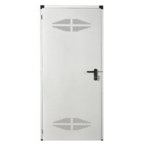 PUERTA MULTIUSO BLANCA CON REJILLA HUECO DE 80CM REVERSIBLE IZQUIERDA y DERECHA