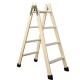 ESCALERA DE MADERA 4 + 4 PELDAÑOS
