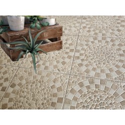 ROSETON EXT. BEIGE MATE 45x45cm, COM