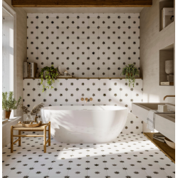 STAR WHITE MATE 44x44cm, COM