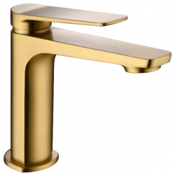 RONDO BASIN TAP BRUSHED GOLD PVD