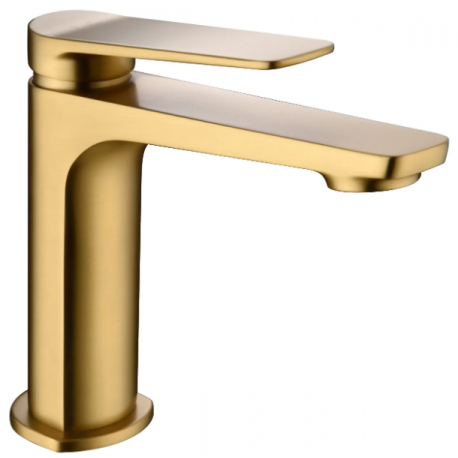 RONDO BASIN TAP BRUSHED GOLD PVD