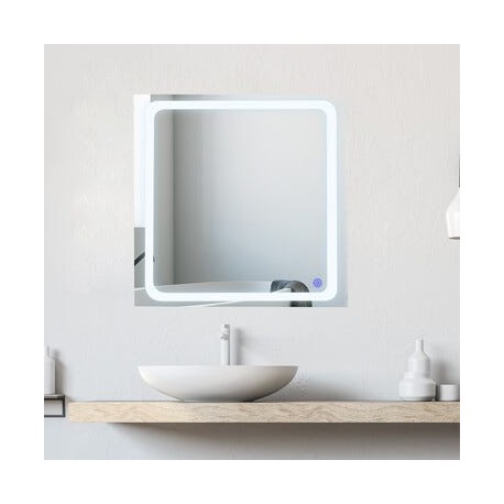 ESPEJO DE BAÑO LED CUADRADO MARC 80x80cm *OFERTA