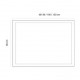 ESPEJO DE BAÑO LED CUADRADO MARC 80x80cm *OFERTA