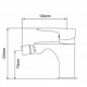 NEVA CHROME SINGLE-LEVEL BIDET FAUCET