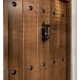 PUERTA DE ENTRADA RUSTICA NOGAL 80cm LEFT