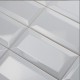 SHINY PRECORTE BISELADO BLANCO 15X15cm ECO