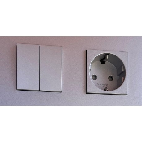 UNICA ALUMINIO DOBLE - SCHNEIDER