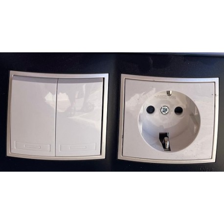 SOLERA WHITE/BLACK DOUBLE