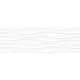 ARTIC WHITE WAVY BRILLO 30x90cm RECT. COM