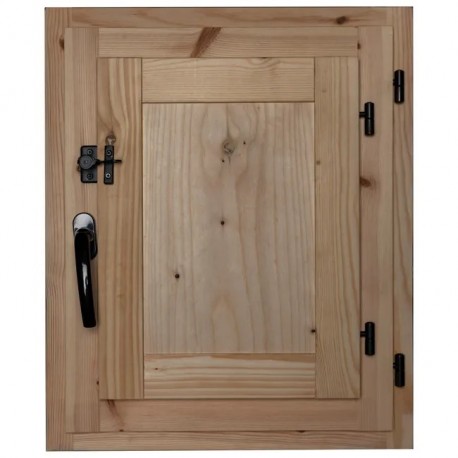 VENTANA DE MADERA CON POSTIGO 60x50cm