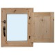 WOODEN WINDOW WITH SHUTTER 60x50cm