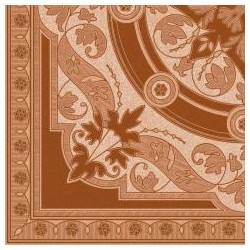 GAYDEL MARRÓN BRILLO 45X45cm, COM