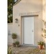 WHITE LACQUERED RESIDENTIAL ENTRANCE DOOR VT5 91 CM LEFT