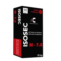 MORTERO MULTIUSOS GRIS ISOSEC 7.5 25Kg CHEMICAL