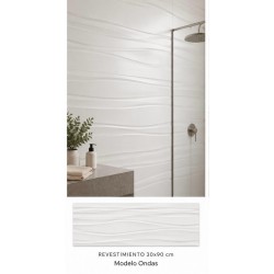 VIBE WHITE MATE 30x90cm, COM